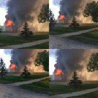 Fire destroys residence building at Manitoba college