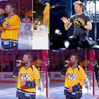 Dierks Bentley takes the ice to sing national anthem for Game 4 of Stanley Cup Final